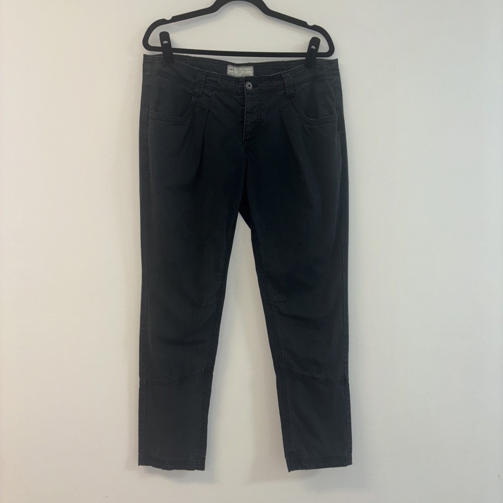 Free People Black Pants Sz 12 Professional whimsigoth Emo Grunge Cargo Jogger